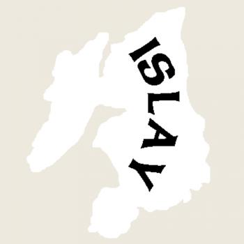 Islay-Aufkleber - weiß