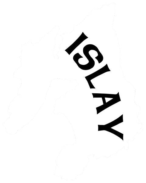 Islay-Aufkleber, weiß